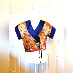 HANDMADE Wrap Tie Top